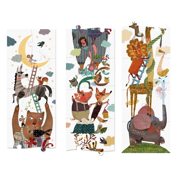 Londji Up to the Moon Puzzle 24 Pieces Animals Kid's European EUC - Picture 3 of 3